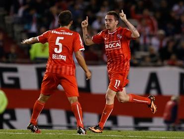 The Independiente players are flying at the moment